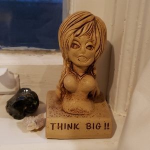 Vintage Motivational speaker statue